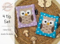 Preview: kleine Eule - doodle Stickdatei